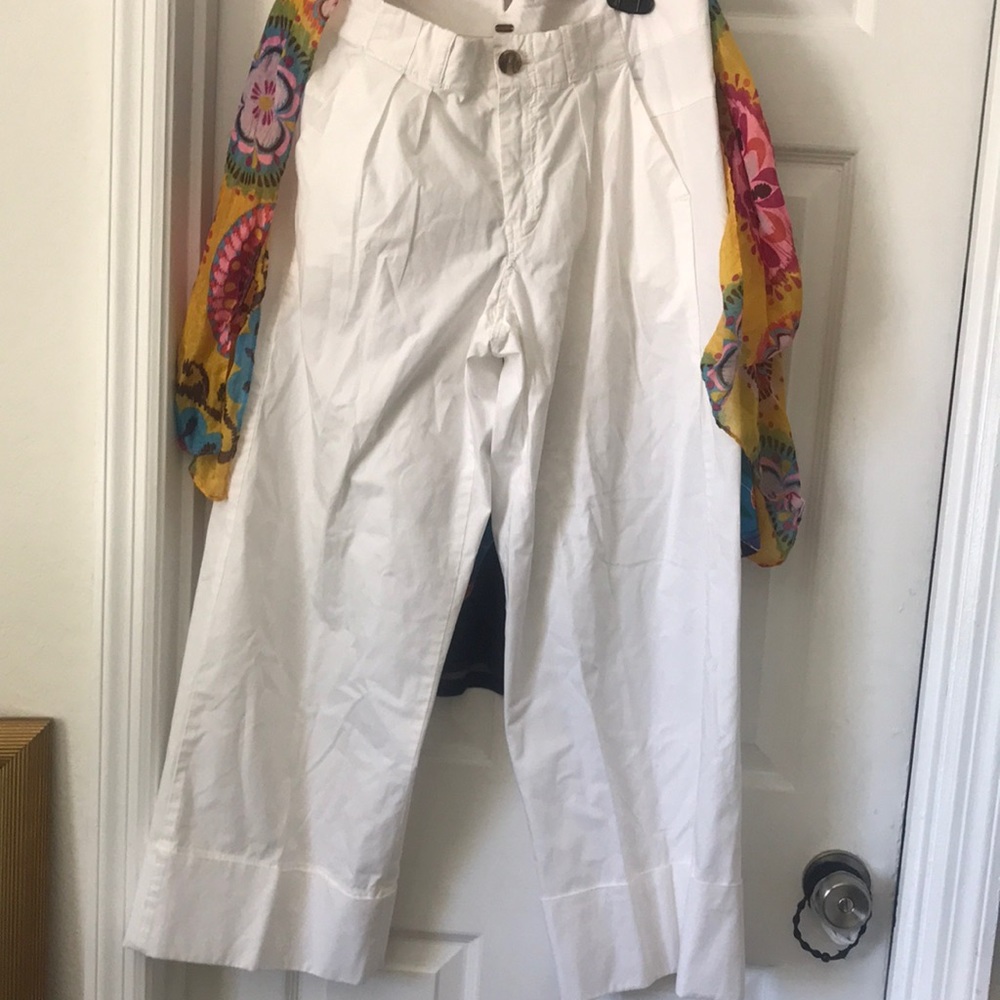 Free people cropped cuffed  trousers